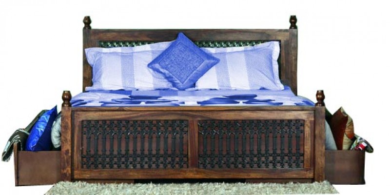 Egbert Leopold Solid wood Queen Size